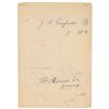Image 2 : James A. Garfield Autograph Letter Signed