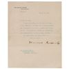 Image 1 : Theodore Roosevelt Typed Letter Signed as President on Teddy Bear