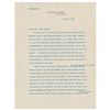 Image 1 : William H. Taft Typed Letter Signed as President