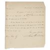 Image 1 : James Buchanan Autograph Letter Signed