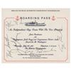 Image 1 : George Bush Twice-Signed Pass