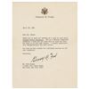 Image 2 : Gerald Ford (3) Typed Letters Signed