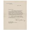 Image 1 : Warren G. Harding Typed Letter Signed as President