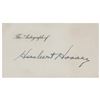 Image 1 : Herbert Hoover Signature