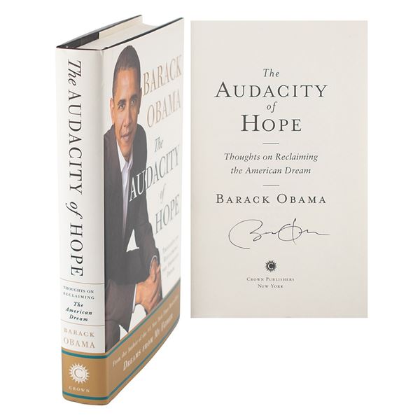 Barack Obama Signed Book
