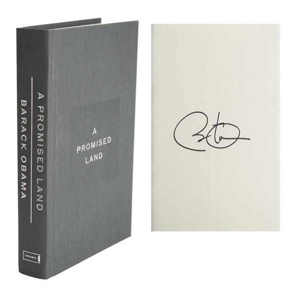 Barack Obama Signed Book