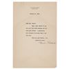 Image 2 : Eleanor Roosevelt Typed Letter Signed as First Lady