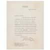 Image 1 : William H. Taft Typed Letter Signed