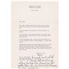 Image 1 : Harry S. Truman Typed Letter Signed