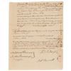 Image 1 : Thomas Nelson, Jr. Document Signed