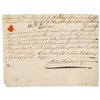 Image 2 : Matthew Thornton Autograph Document Signed