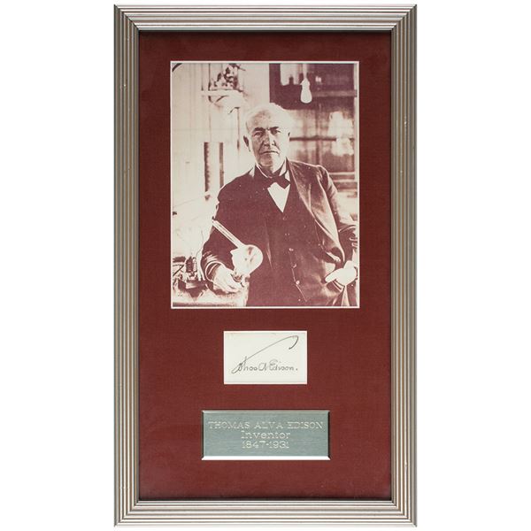 Thomas Edison Signature