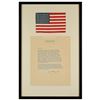 Image 1 : Richard E. Byrd Typed Letter Signed and Flown Flag