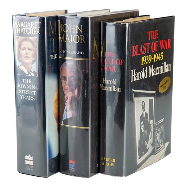 British Prime Ministers (3) Signed Books