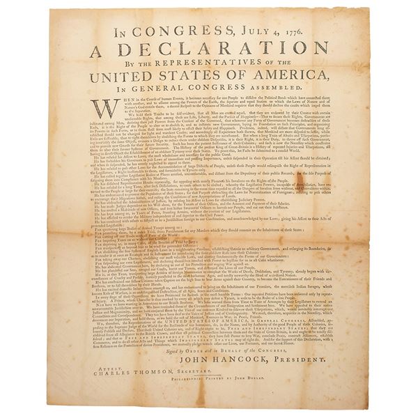 Declaration of Independence Print by R. R. Donnelley