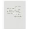 Image 1 : Kennedy Assassination: Dr. Robert McClelland Autograph Letter Signed