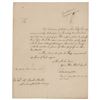 Image 1 : Edward Livingston Letter Signed