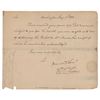 Image 1 : Thomas Tudor Tucker Autograph Letter Signed