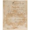 Image 1 : Oliver Wolcott Autograph Letter Signed
