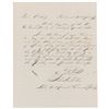 Image 1 : John A. Packer Autograph Letter Signed