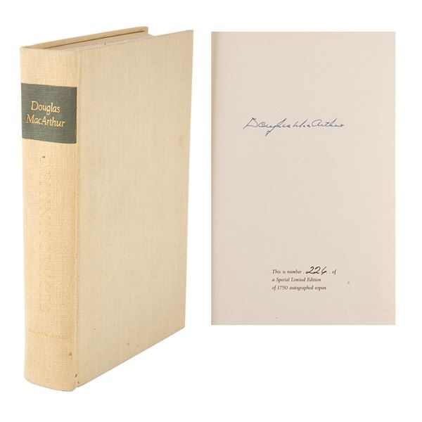 Douglas MacArthur Signed Book