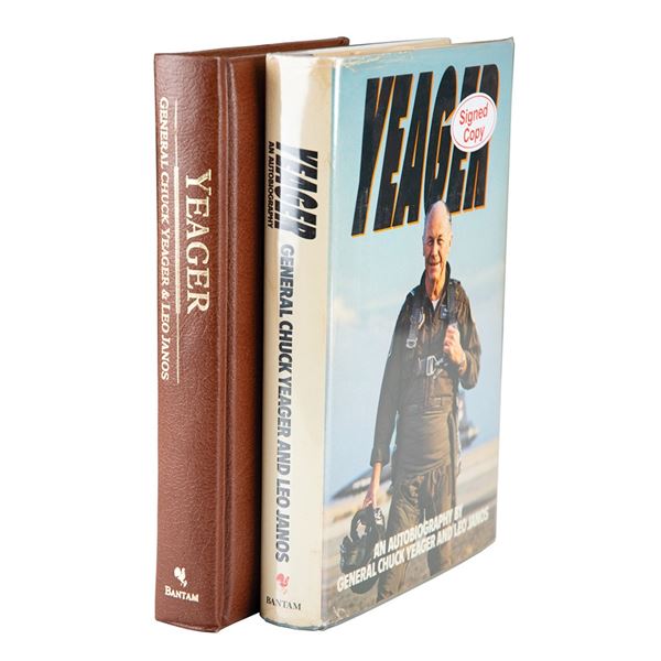 Chuck Yeager (2) Signed Books