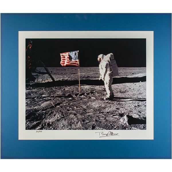 Buzz Aldrin Signed Print