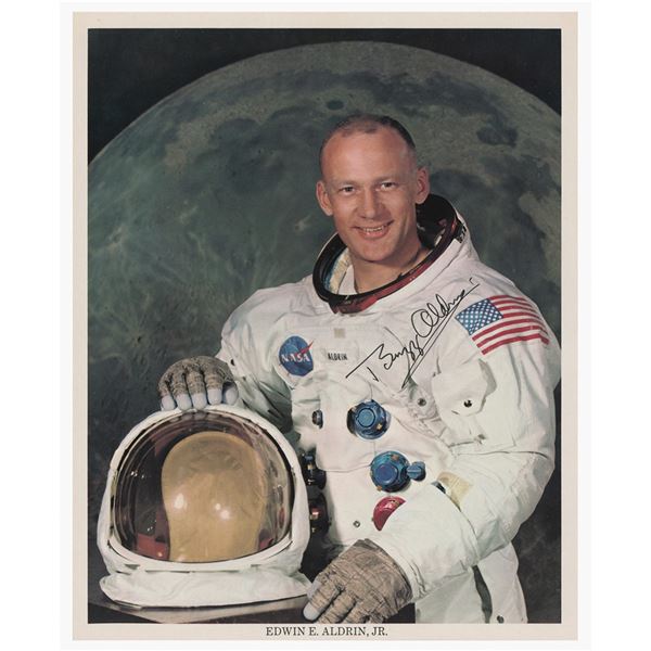 Buzz Aldrin Signed Photograph