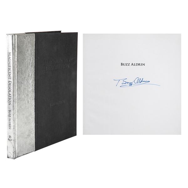 Buzz Aldrin Signed Book