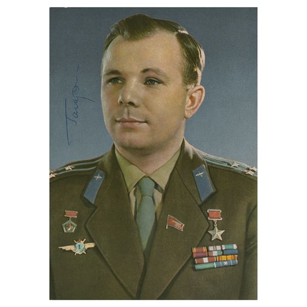 Yuri Gagarin Signed Photograph