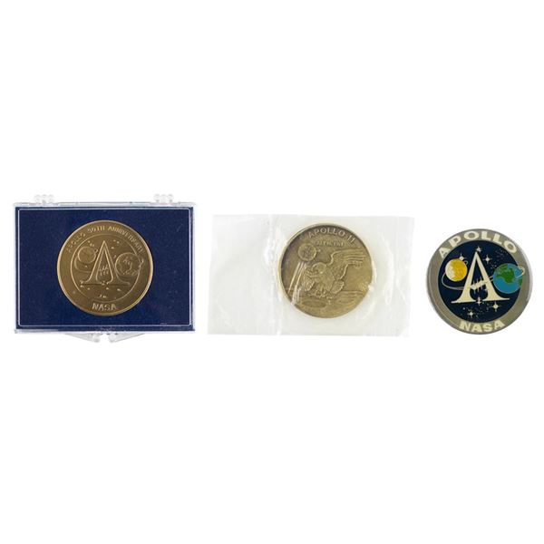 Al Worden's Apollo Anniversary Medallions (3)