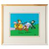 Image 1 : Bill Hanna and Joe Barbera Signed Limited Edition Cel: 'Escape from Ranger Smith'