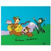 Image 2 : Bill Hanna and Joe Barbera Signed Limited Edition Cel: 'Escape from Ranger Smith'