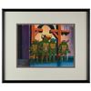 Image 1 : Leonardo, Raphael, Donatello, and Michelangelo production cels from a Teenage Mutant Ninja Turtles c