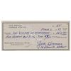 Image 1 : Jack Kerouac Signed Check