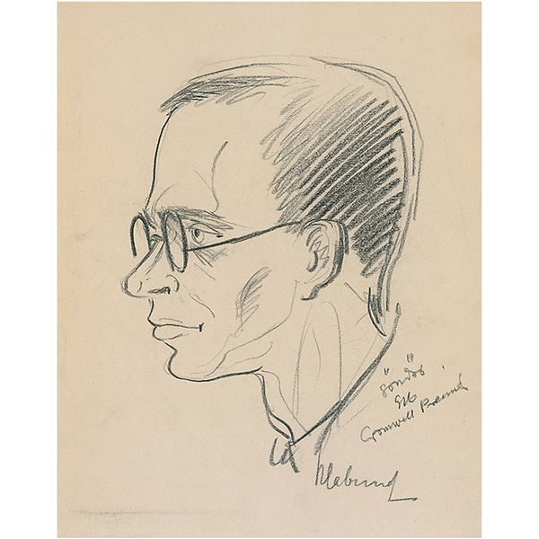 Klabund Signed Sketch