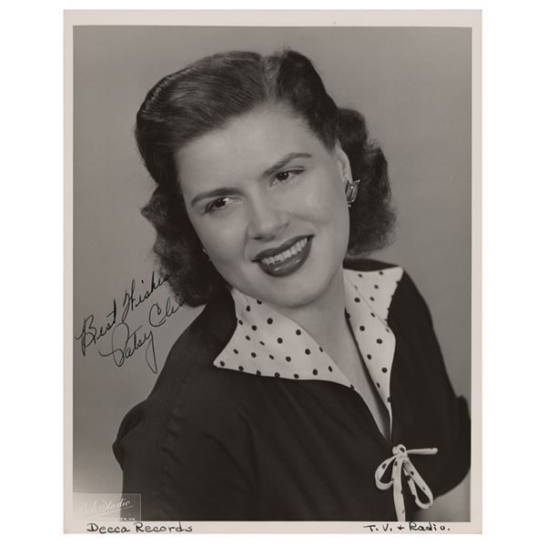 Patsy Cline Signed Photograph