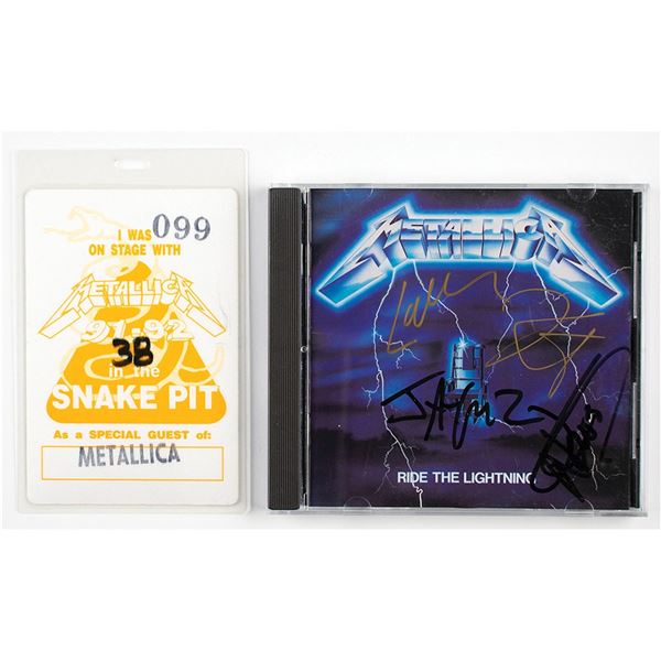 Metallica Signed CD