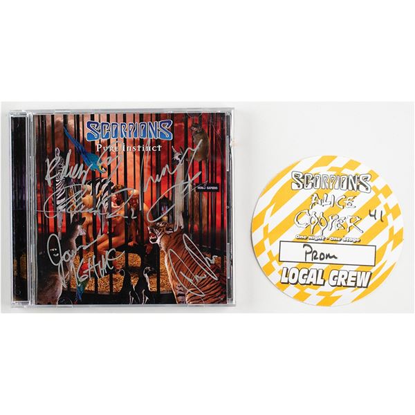 Scorpions Signed CD