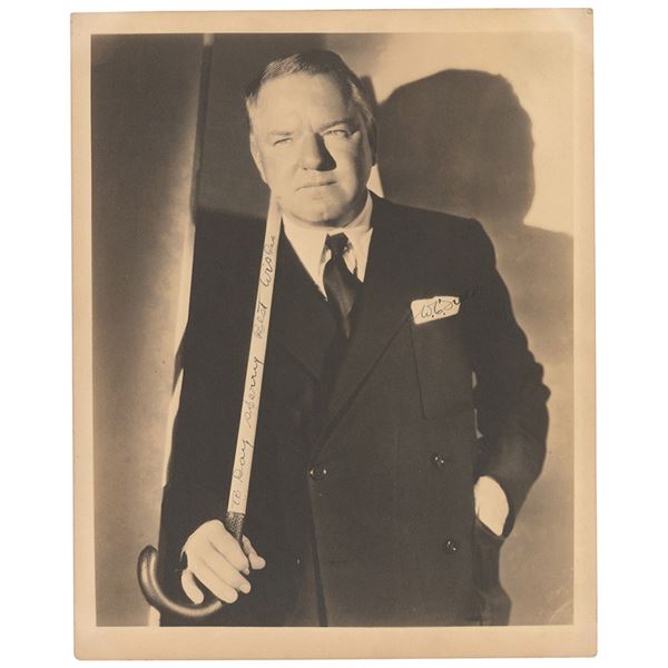W. C. Fields Signed Photograph