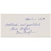 Image 2 : Charlie and Oona Chaplin Signatures