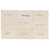 Image 1 : Baseball Hall of Famers (9) Signatures