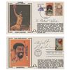 Image 1 : Wilt Chamberlain and Kareem Abdul-Jabbar (2) Signed Covers