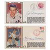 Image 1 : Mickey Mantle and Joe DiMaggio (2) Signed Covers
