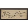 Image 2 : Honus Wagner Signature