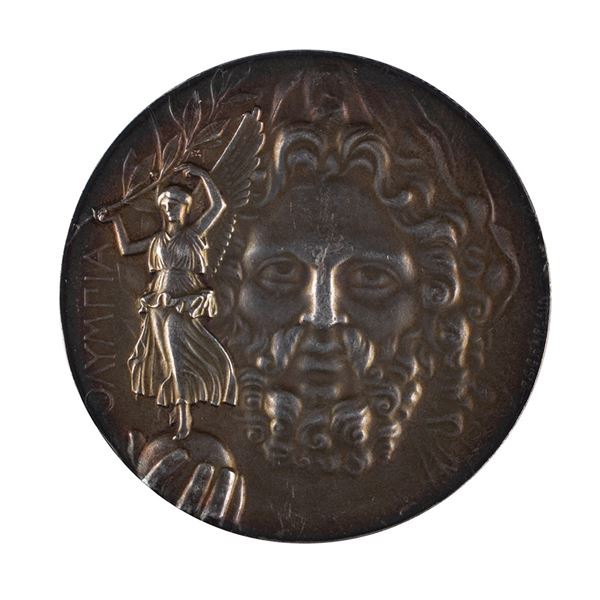 Athens 1906 Intercalated Olympics Silver Winnerâ€™s Medal