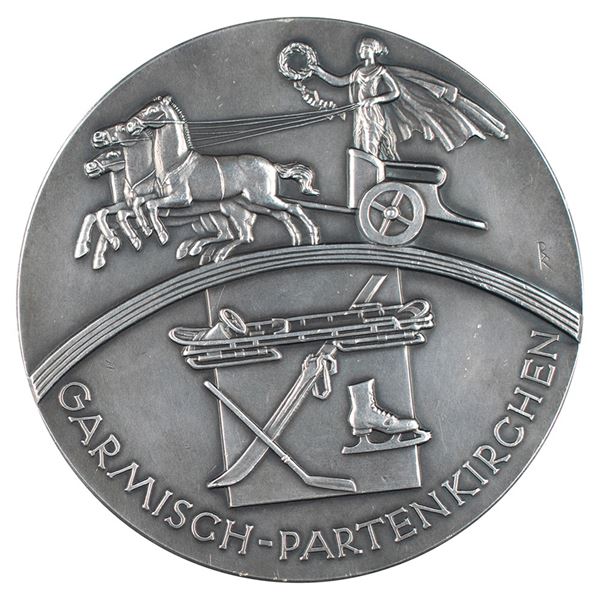 Garmisch 1936 Winter Olympics Silver Winner's Medal