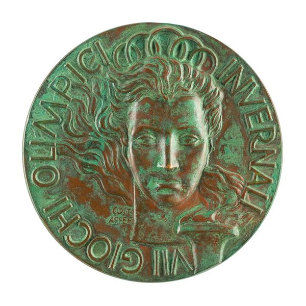 Cortina 1956 Winter Olympics Bronze Winnerâ€™s Medal