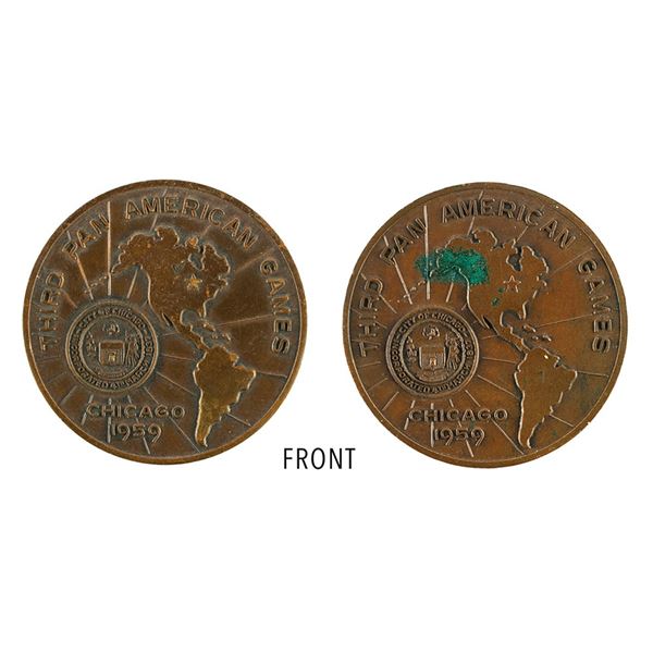 Chicago 1959 Pan American Games Winner's and Participation Medals