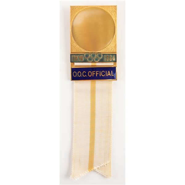 Tokyo 1964 Summer Olympics 'Olympics Organizing Committee Official' Badge